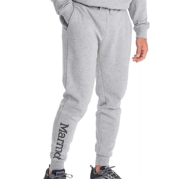 Marmot Coastal Joggers Grey With Front Pockets Adjustable Waist Size 2XL New - Picture 1 of 14
